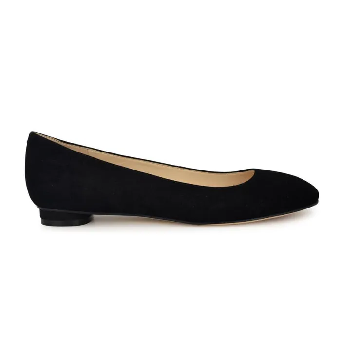 Robbe Casual Flats Black Suede Women Nine West Flats