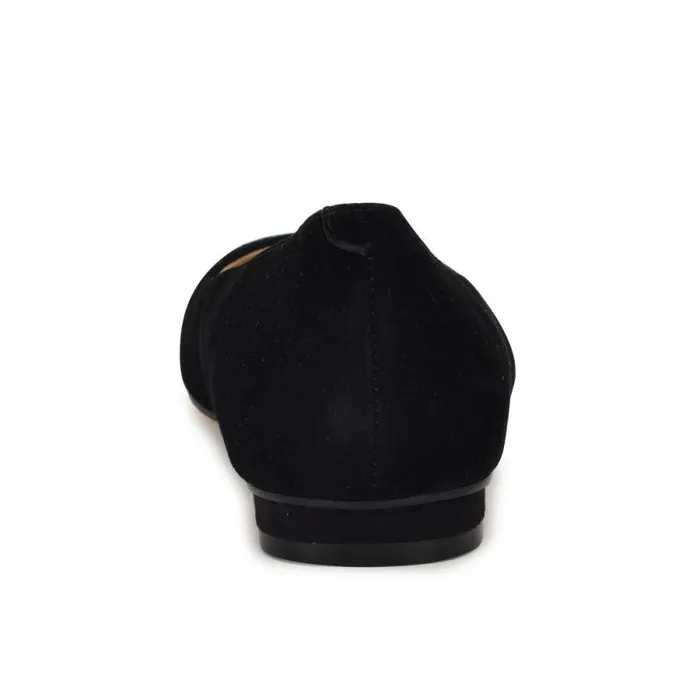 Robbe Casual Flats Black Suede Women Nine West Flats Robbe Casual Flats Black Suede Women Nine West Flats