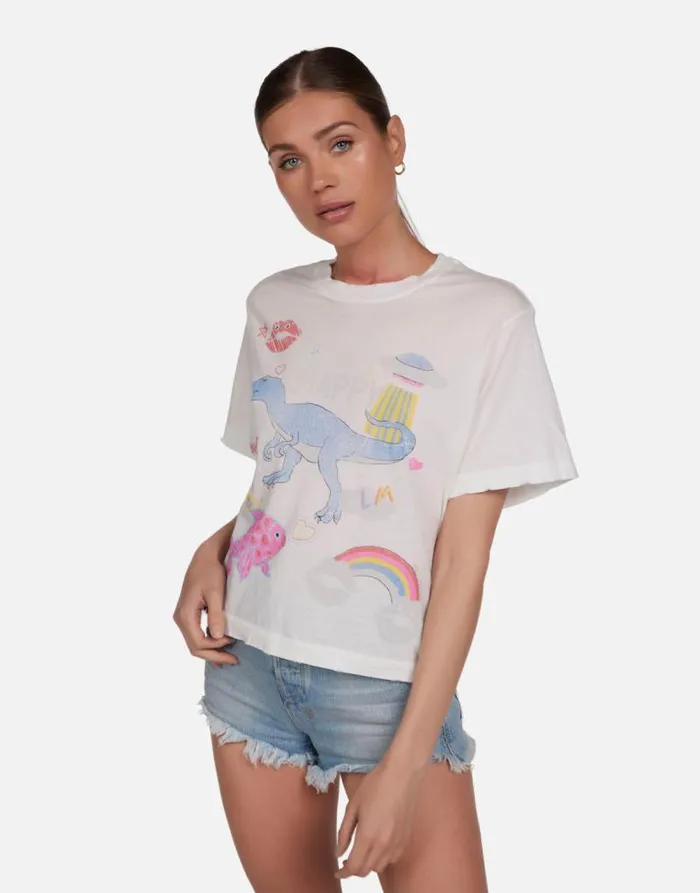 Rue Dino Elements Milk Women Lauren Moshi Short Sleeve