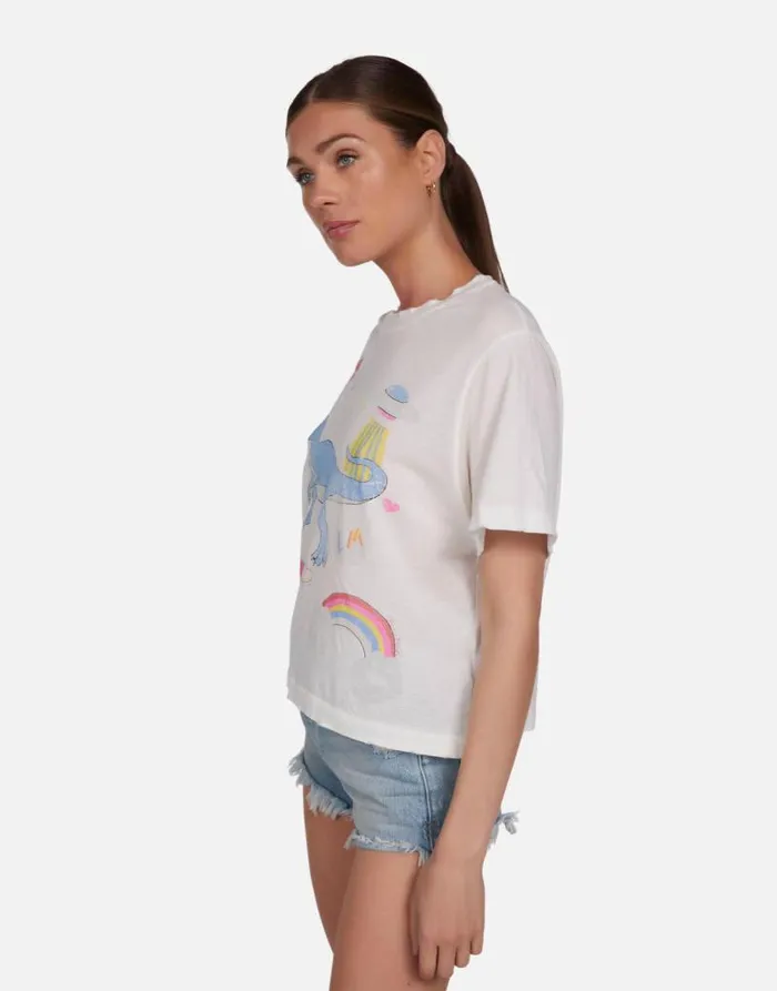 Rue Dino Elements Milk Women Lauren Moshi Short Sleeve