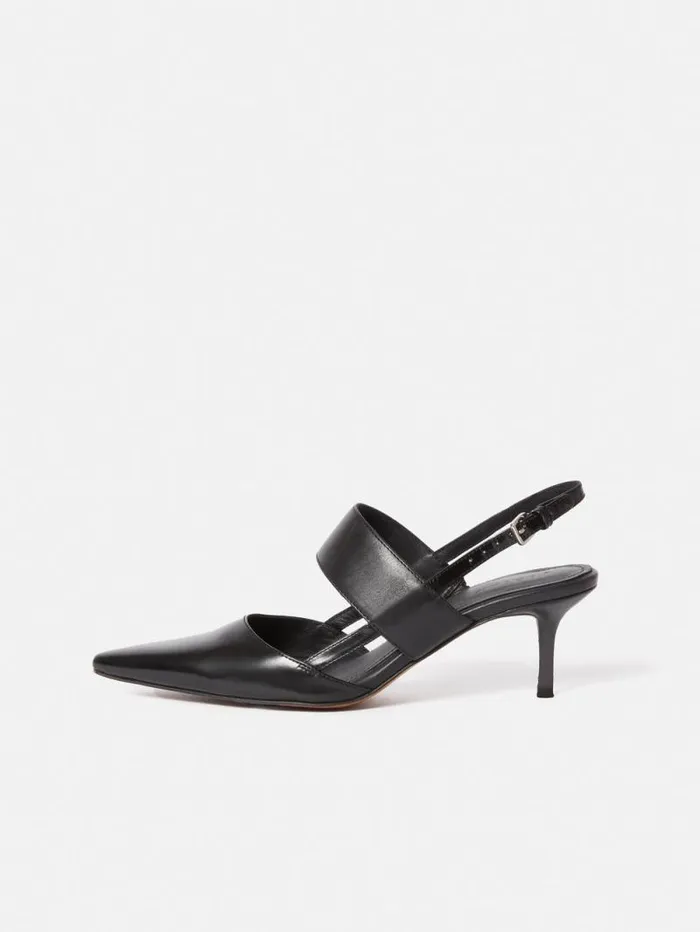 Russo Kitten Heel Black Women Jigsaw Party