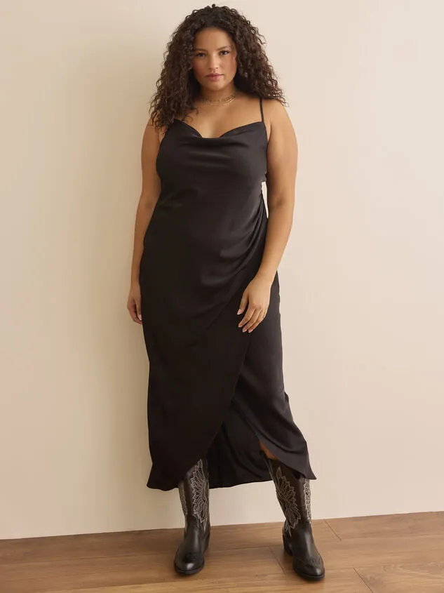 Sadie Satin Cowl Neck Maxi Dress Black Women Altar039d State Dresses Sadie Satin Cowl Neck Maxi Dress Black Women Altar039d State Dresses