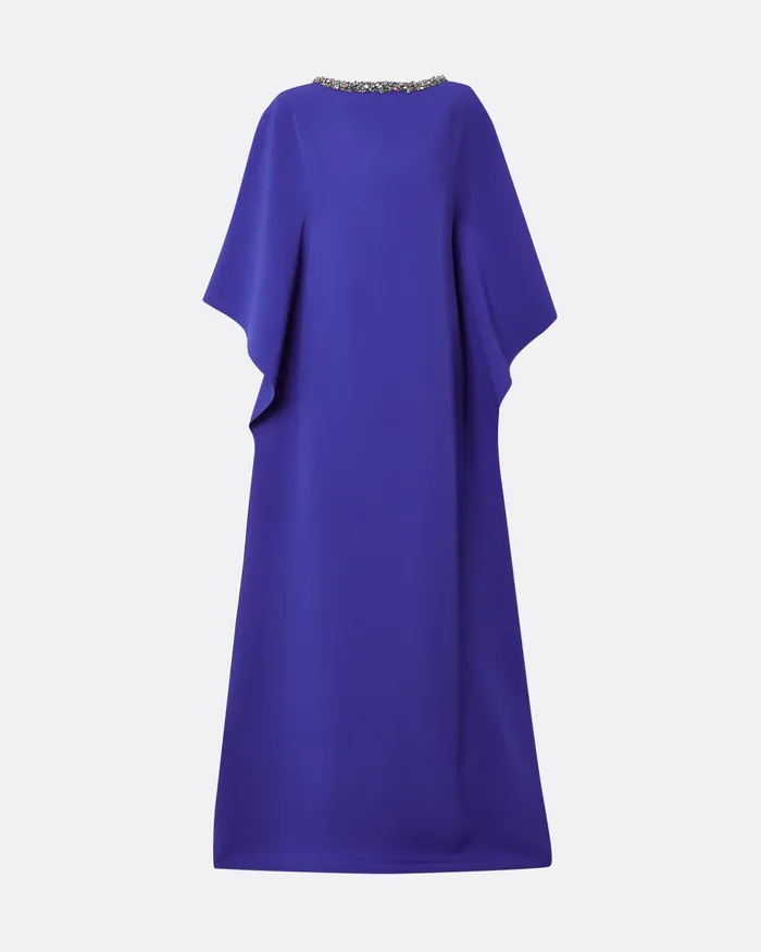 Safiyaa Amarella Azure Blue Long Dress Azure Blue Women Icons