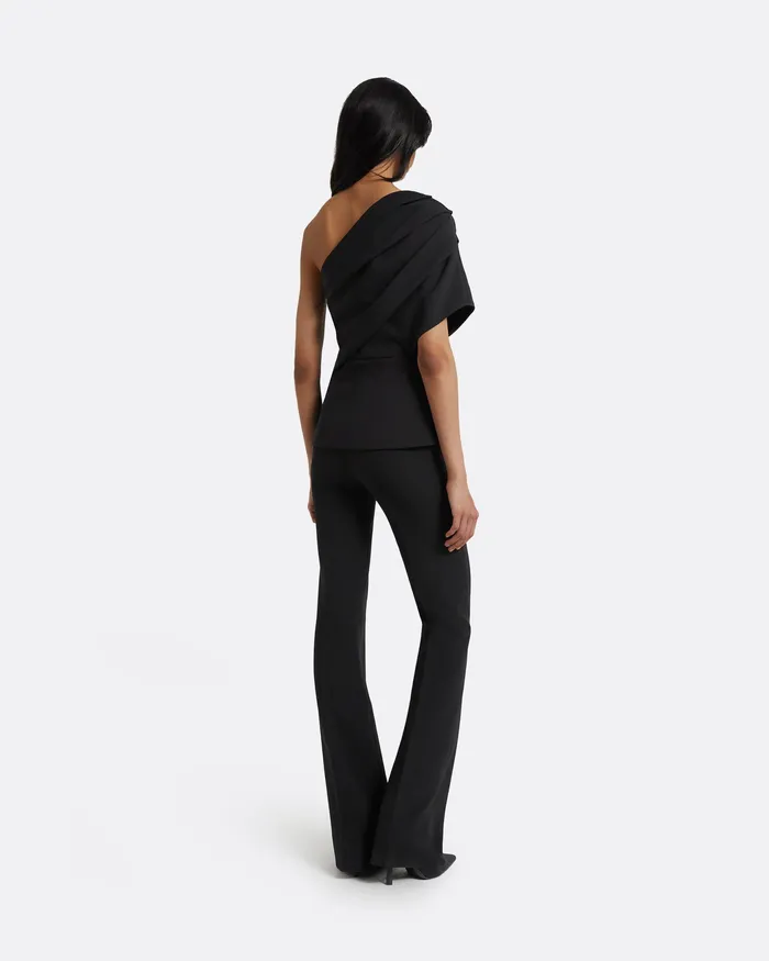 Safiyaa Tops Women Elyna Black Top Black
