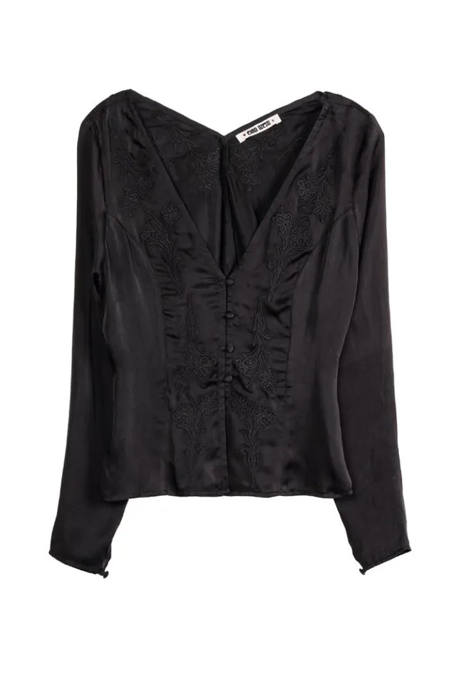 Sale Aida Top Black Women Ciao Lucia Long Sleeve Tops