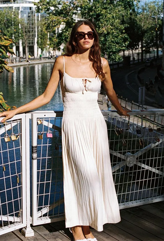 Sale Barbara Dress Ivory Women Ciao Lucia Evening Dresses
