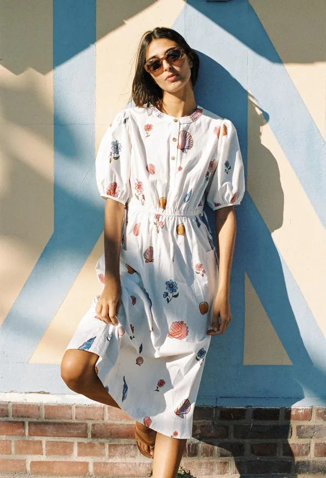 Sale Beatriz Dress Shell Women Ciao Lucia Long Dresses