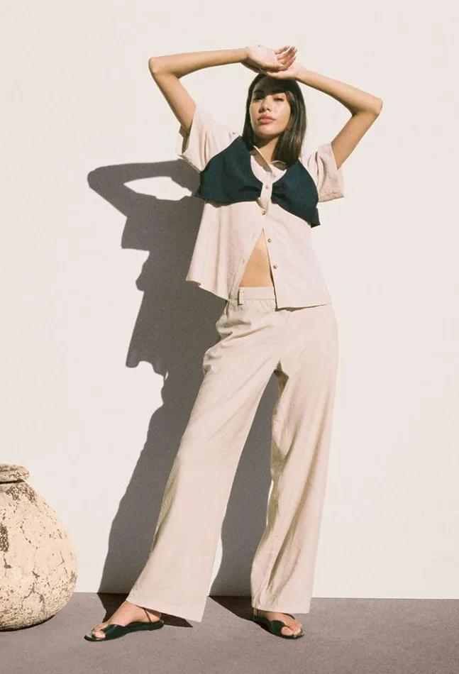 Sale Enzo Pant Taupe Women Ciao Lucia Pants