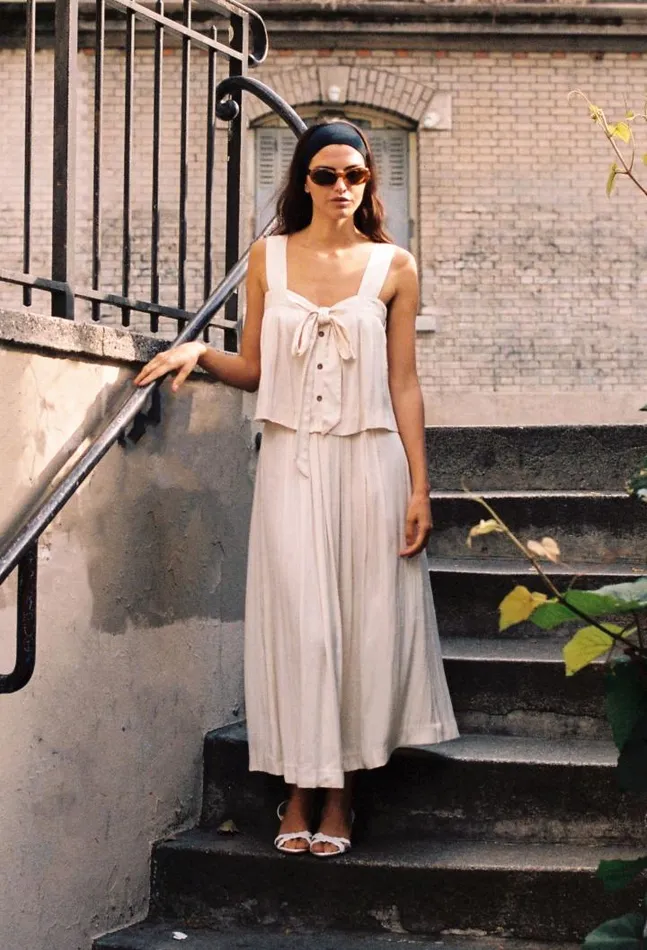 Sale Josefa Top Ivory Women Ciao Lucia Sleeveless Tops