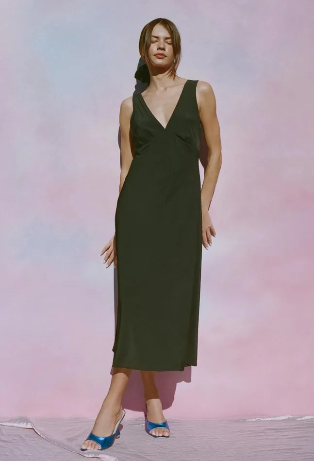Sale Silvana Dress Matte Black Women Ciao Lucia Long Dresses