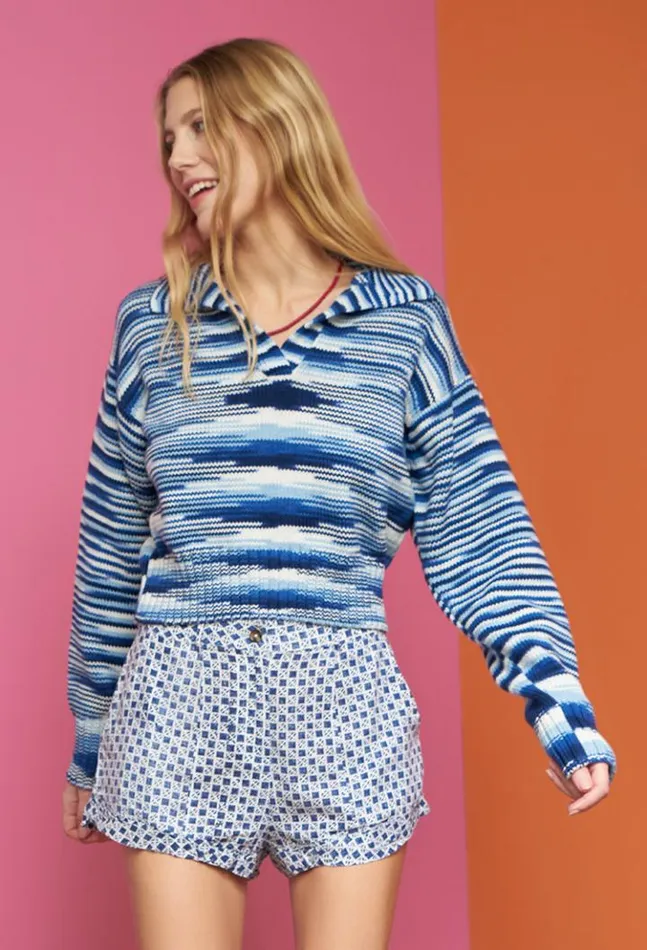 Sale Venezia Sweater Acqua Women Ciao Lucia Polo Sweaters