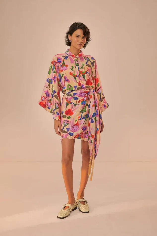 Sand Fairies Mini Dress Women FARM Rio Mini Dresses