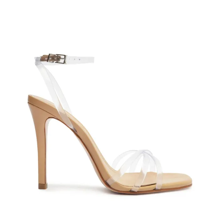 Sandals Amelia Deluxe Nappa Sandal Light Peach Schutz Shoes Stiletto Heels