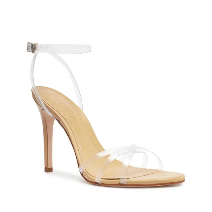 Sandals Amelia Deluxe Nappa Sandal Light Peach Schutz Shoes Stiletto Heels