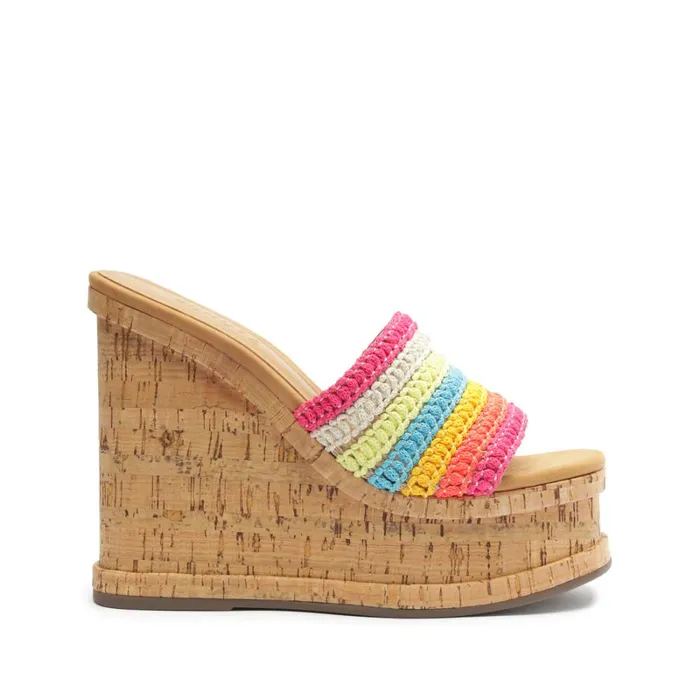 Sandals Dalle Casual Tira Leather Sandal Rainbow Schutz Shoes Platforms