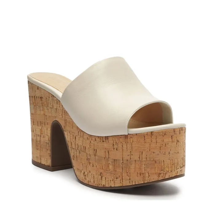 Sandals Dalle Cutout Nappa Leather Sandal Pearl Schutz Shoes Platforms