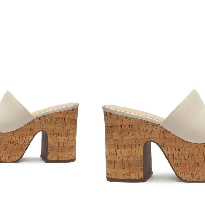 Sandals Dalle Cutout Nappa Leather Sandal Pearl Schutz Shoes Platforms