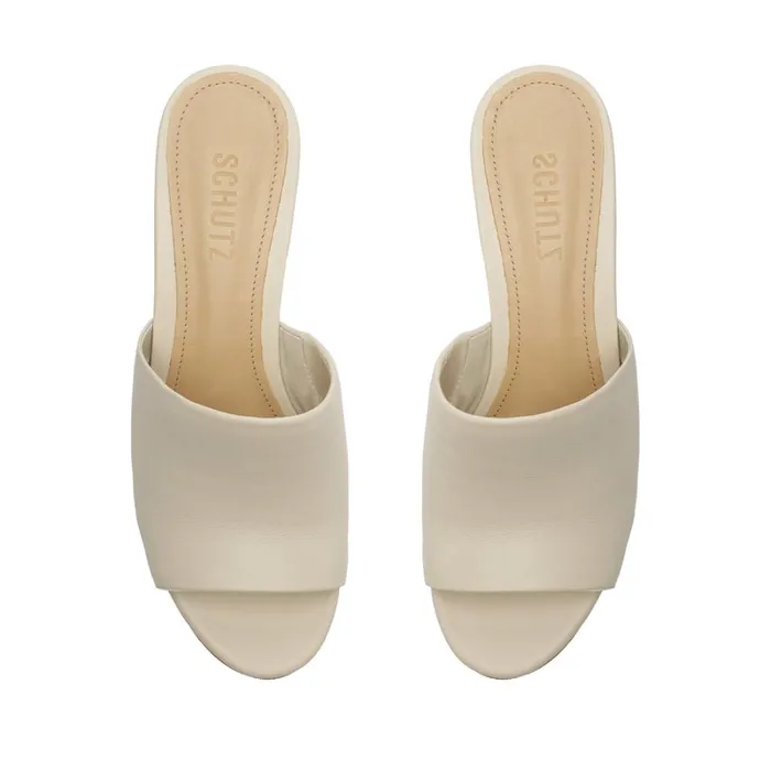 Sandals Dalle Cutout Nappa Leather Sandal Pearl Schutz Shoes Platforms