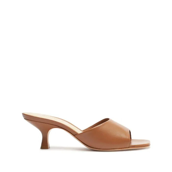 Sandals Dethalia Nappa Leather Sandal New Wood Schutz Shoes Mule