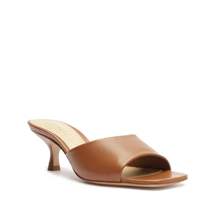 Sandals Dethalia Nappa Leather Sandal New Wood Schutz Shoes Mule Sandals Dethalia Nappa Leather Sandal New Wood Schutz Shoes Mule