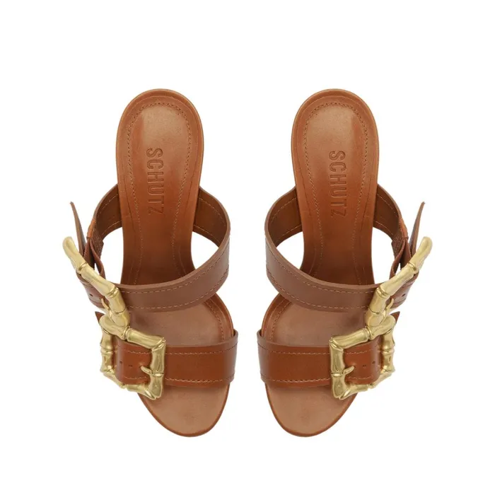 Sandals Enola Leather Sandal New Wood Schutz Shoes Mule
