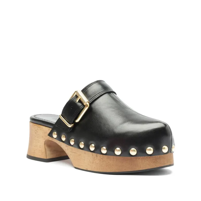 Sandals Ever Leather Flat Black Schutz Shoes Platforms Sandals Ever Leather Flat Black Schutz Shoes Platforms