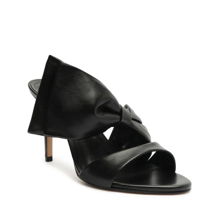 Sandals Judy High Nappa Leather Sandal Black Schutz Shoes Mule