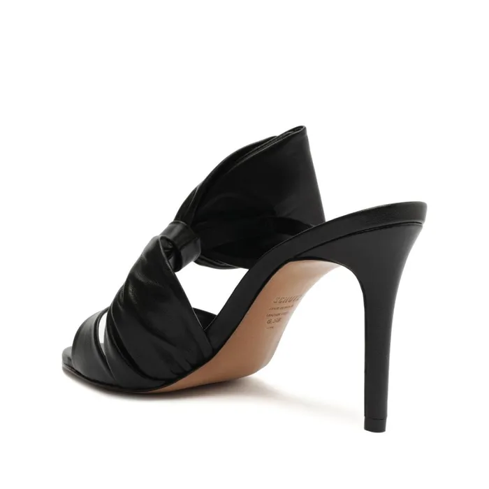 Sandals Judy High Nappa Leather Sandal Black Schutz Shoes Mule