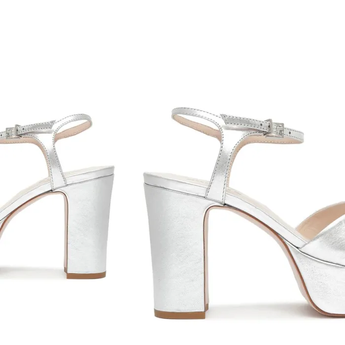 Sandals Keefa Sandal Silver Schutz Shoes Platforms Sandals Keefa Sandal Silver Schutz Shoes Platforms