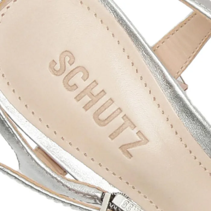 Sandals Keefa Sandal Silver Schutz Shoes Platforms Sandals Keefa Sandal Silver Schutz Shoes Platforms
