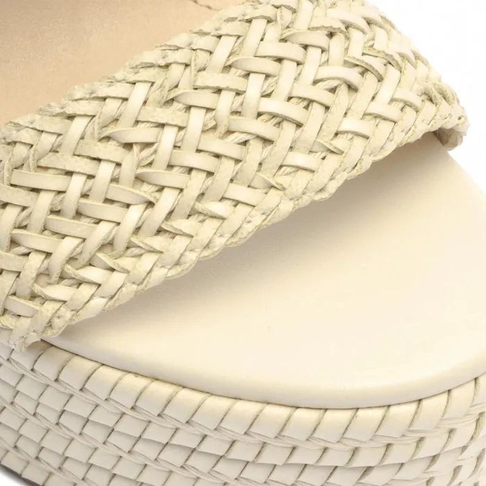 Sandals Malini Nappa Leather Sandal Pearl Schutz Shoes Platforms