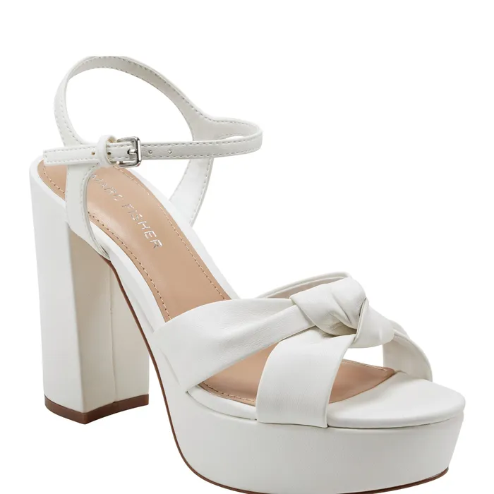 Sandals Marc Fisher Women Deren Platform Sandal White