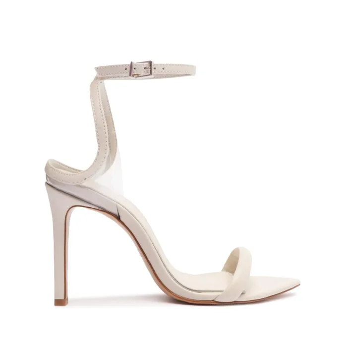 Sandals Pryia Leather Sandal Pearl Schutz Shoes Stiletto Heels