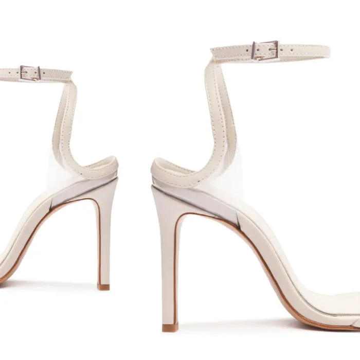 Sandals Pryia Leather Sandal Pearl Schutz Shoes Stiletto Heels