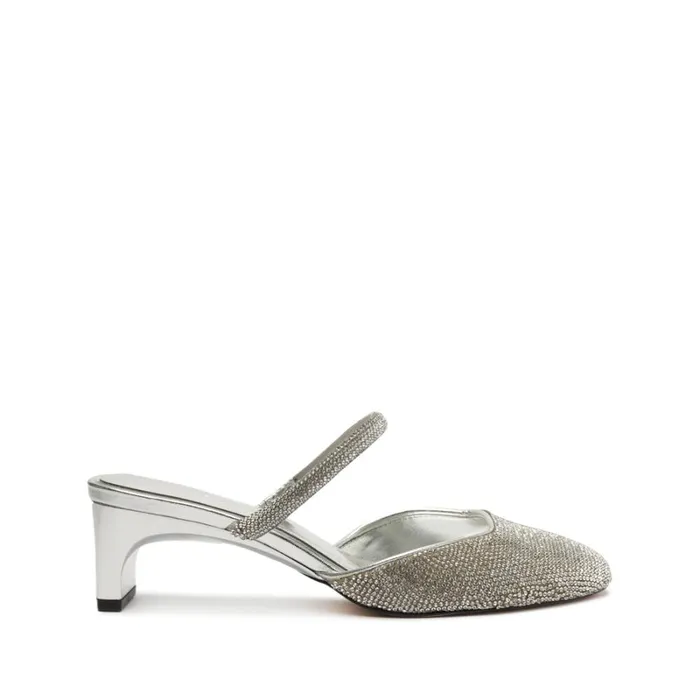SandalsPumps Bertie Leather Pump Silver Schutz Shoes Pumps
