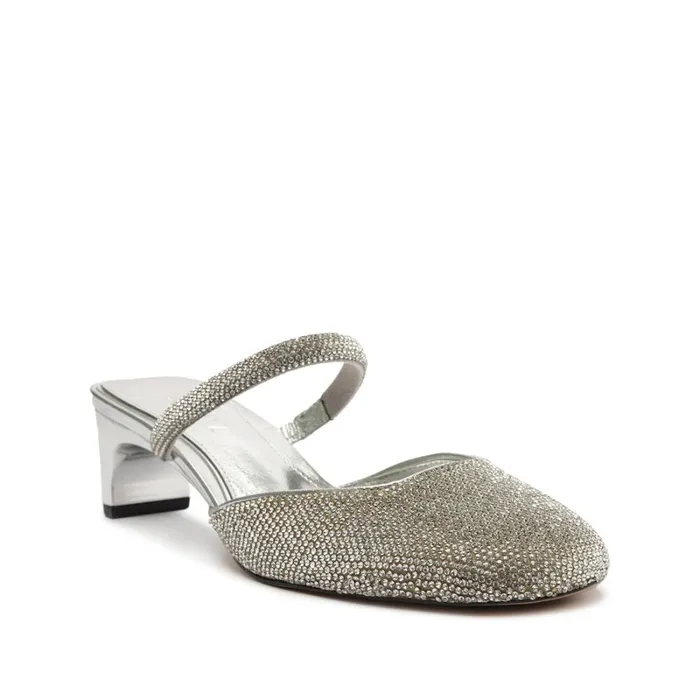 SandalsPumps Bertie Leather Pump Silver Schutz Shoes Pumps
