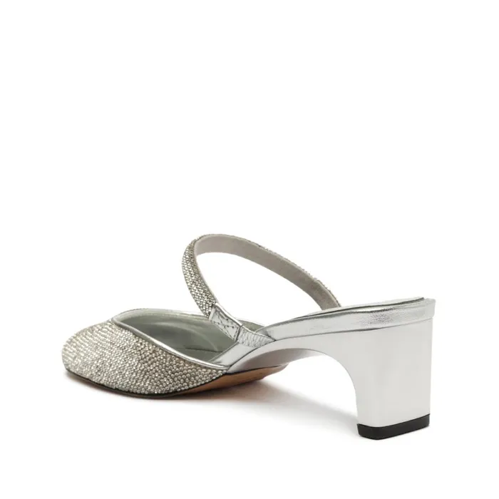 SandalsPumps Bertie Leather Pump Silver Schutz Shoes Pumps