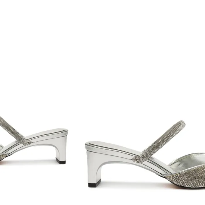 SandalsPumps Bertie Leather Pump Silver Schutz Shoes Pumps