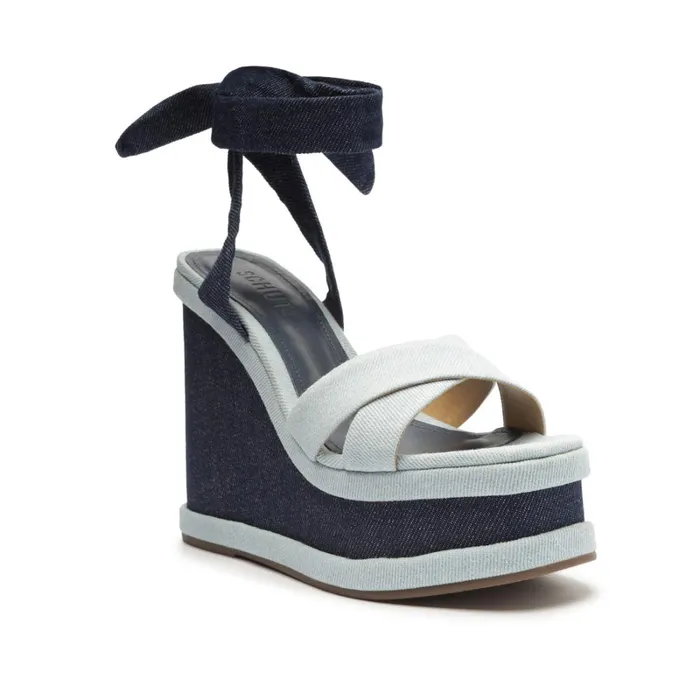 Sandals Vitoria Denim Sandal Blue Schutz Shoes Platforms Sandals Vitoria Denim Sandal Blue Schutz Shoes Platforms