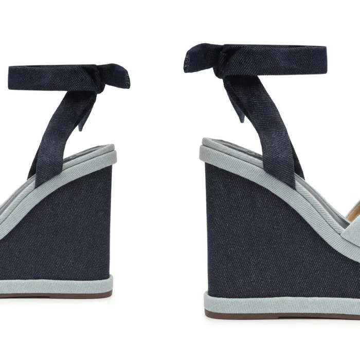 Sandals Vitoria Denim Sandal Blue Schutz Shoes Platforms Sandals Vitoria Denim Sandal Blue Schutz Shoes Platforms
