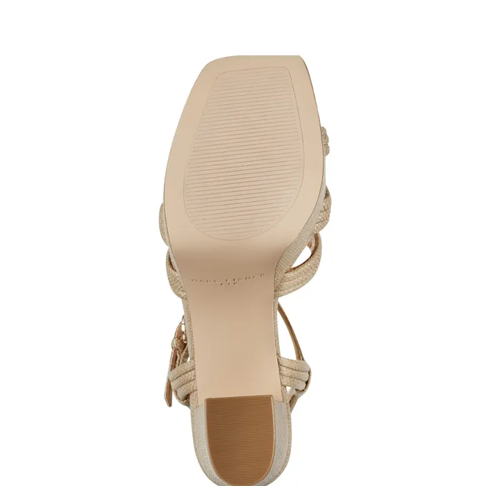 Sandals Women Cairo Platform Sandal Medium Natural Marc Fisher