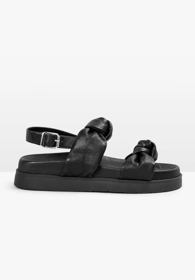 Sandals Women Hush Naxos Knotted Sandals Black