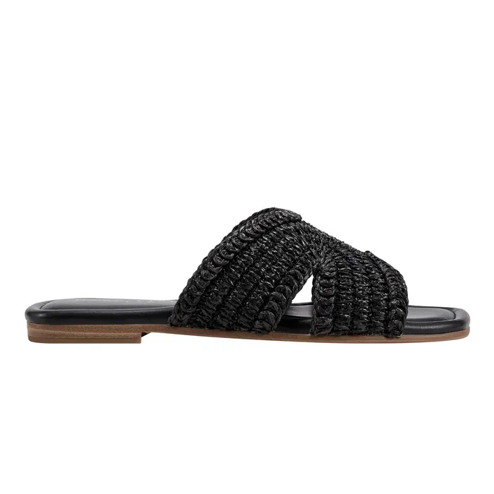 Sandals Women Marc Fisher Narda Flat Sandal Black