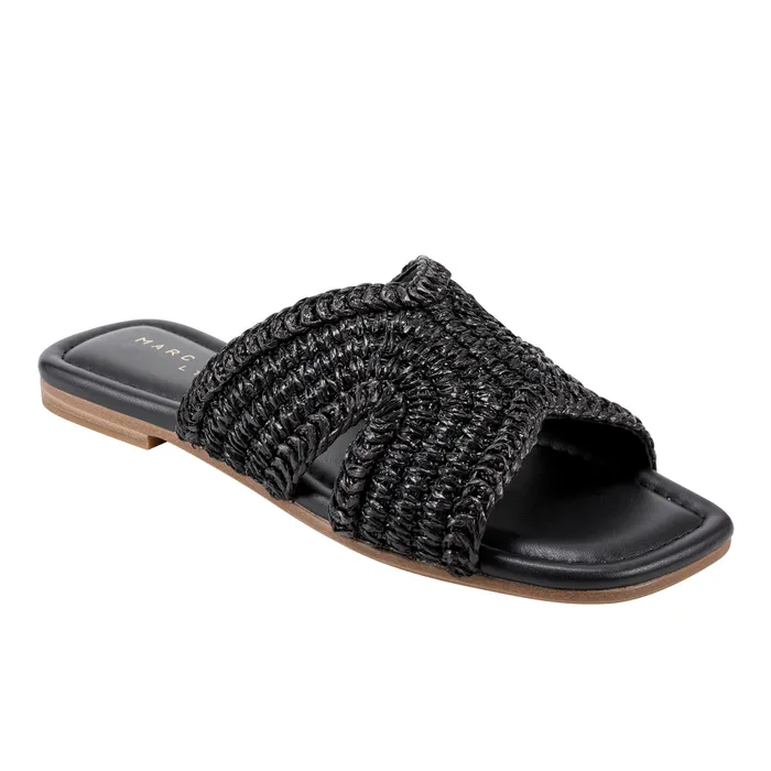 Sandals Women Marc Fisher Narda Flat Sandal Black
