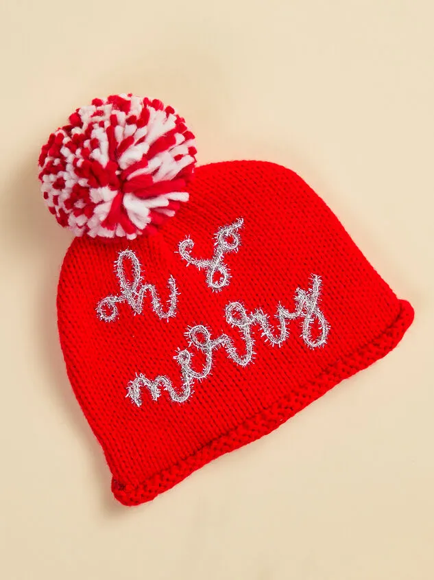 Santa Baby Beanie By MudPie Red GirlBoy Altar039d State Headwear