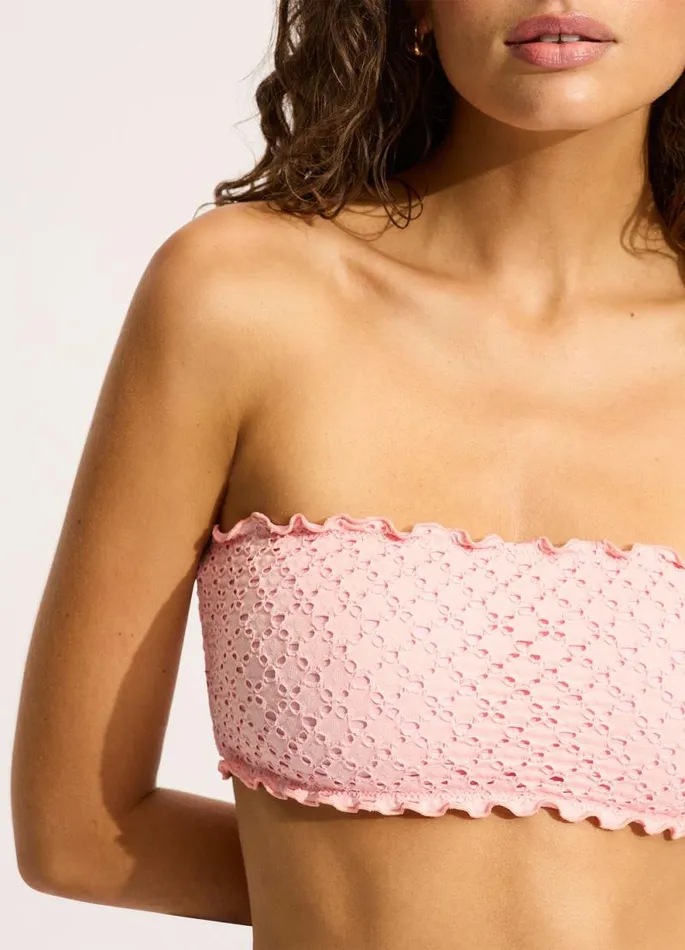 Seafolly Bandeau Women Daydreamer Tube Bikini Top 8211 Dusty Pink