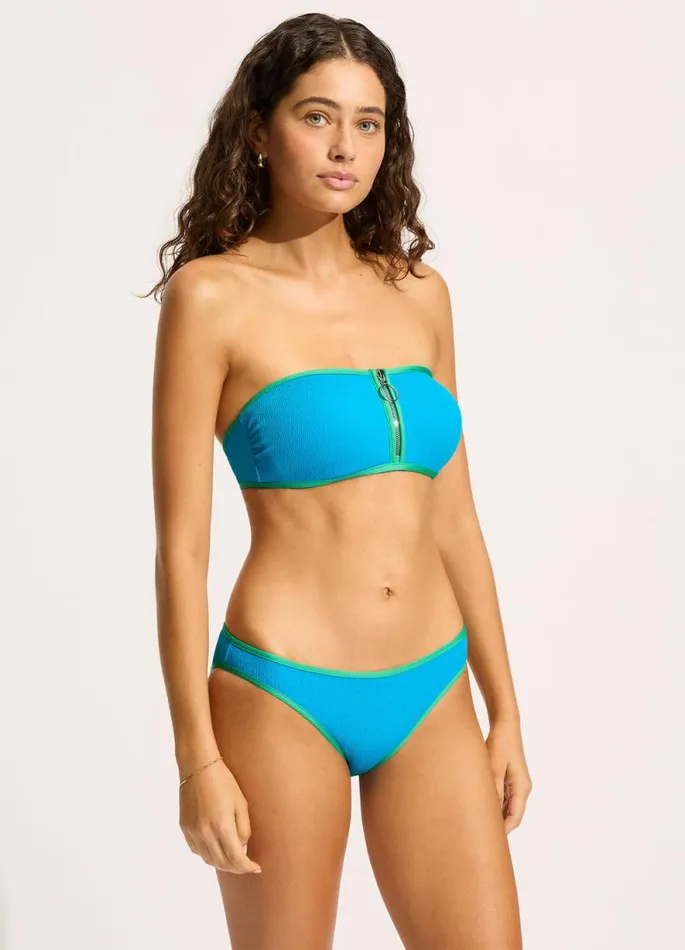 Seafolly Hipster Women Beach Bound Hipster Bikini Bottom 8211 Turquoise