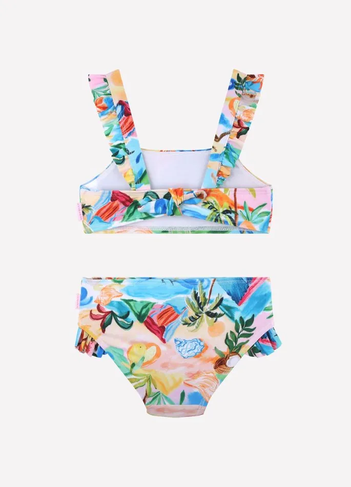 Seafolly Toddler and Girls 007 Years Girls South Pacific Frill Bikini 8211 South Pacific