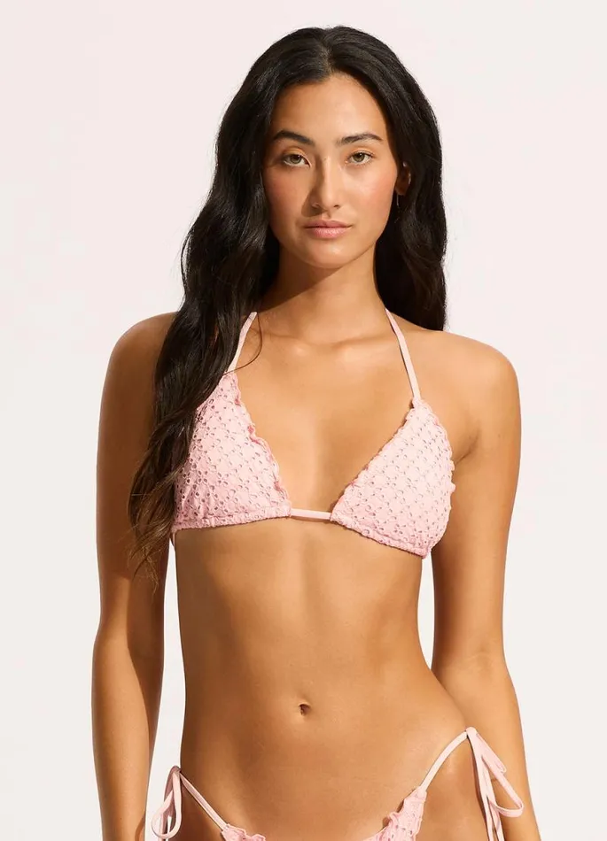 Seafolly Triangle Women Daydreamer Slide Triangle Bikini Top 8211 Dusty Pink