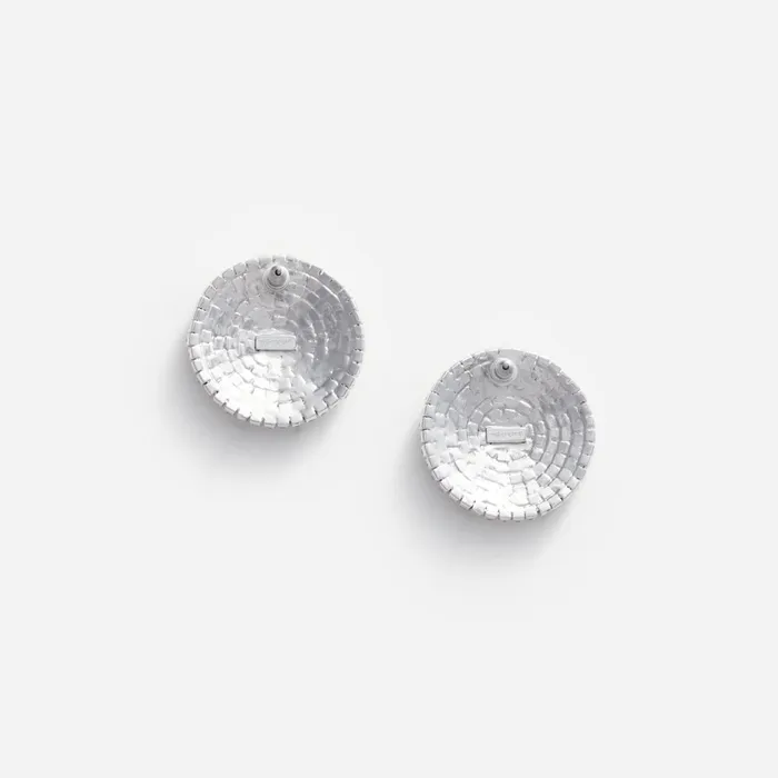 Self Portrait Jewellery Women Large Round Crystal Earrings